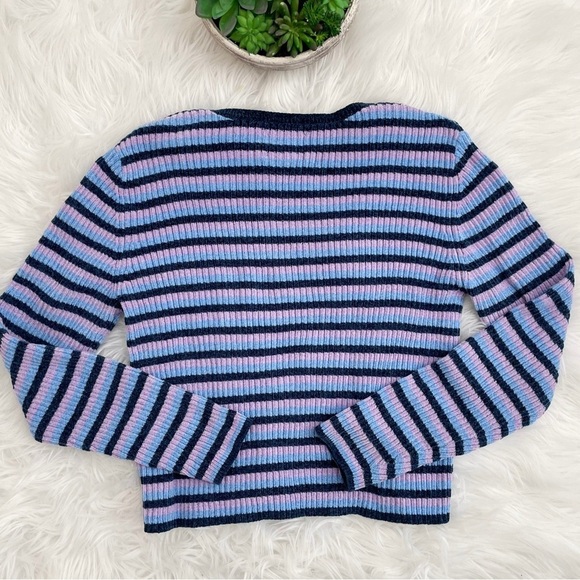 Zara Kids Girls (2) Bundle Striped Crewneck Long Sleeves Sweater Size 11-12 - Picture 5 of 12
